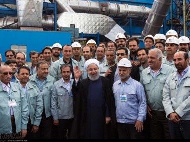 تکمیل زنجیره تولید فولاد در نیشابور با حضور رئیس‌جمهور