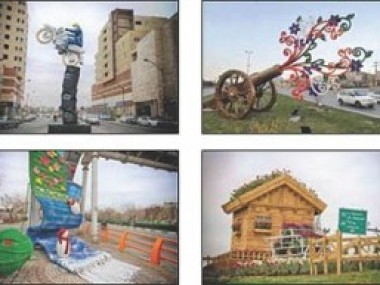 واکنش ها پس از نصب المان های نوروز 94: